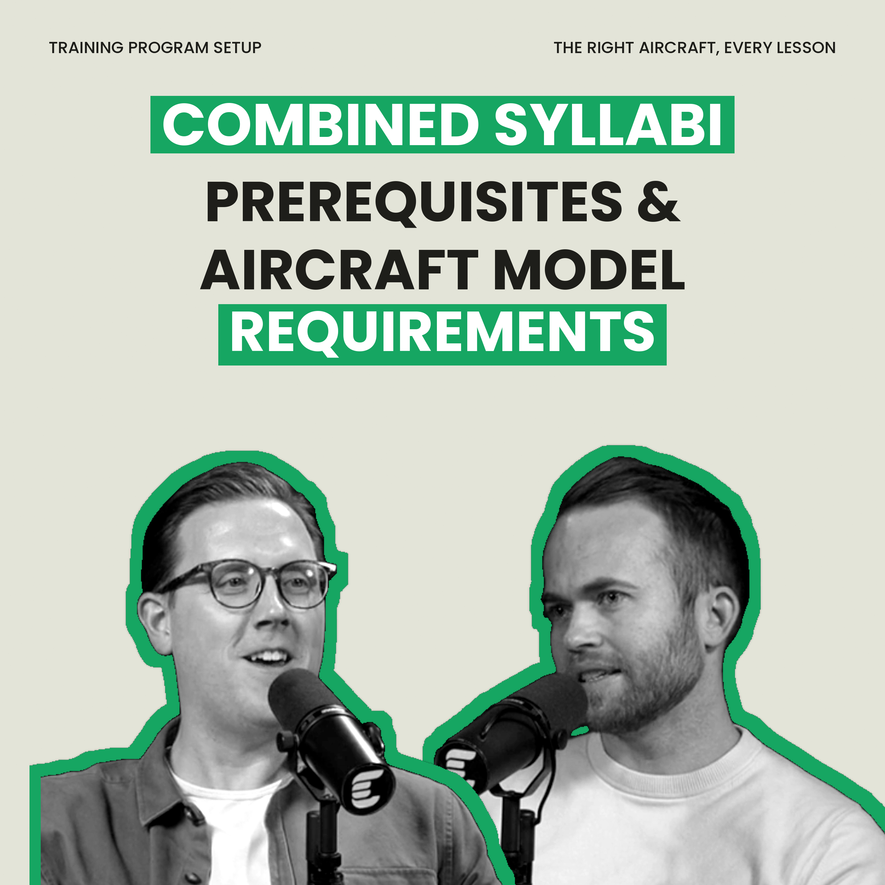 How Combined Syllabi, Prerequisites, And Aircraft Model Requirements Help Flight Schools